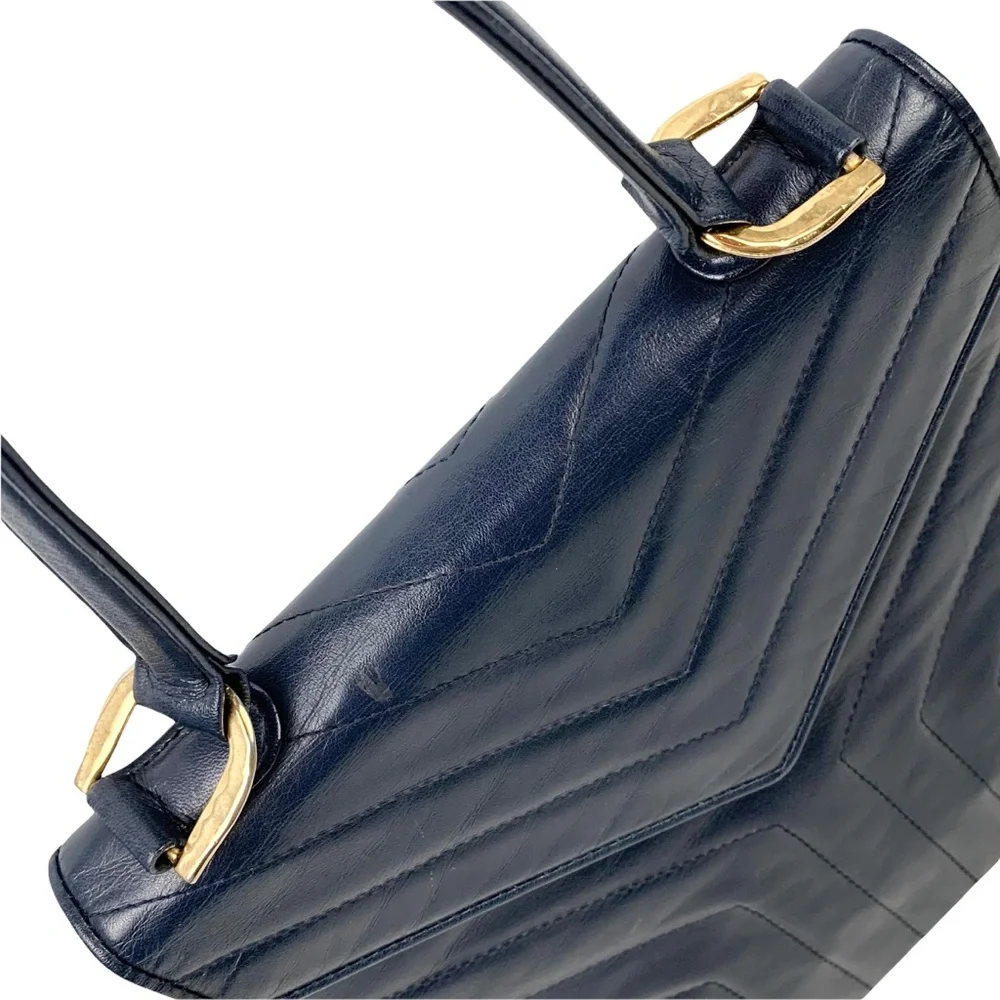 YSL Vintage Y Quilted Leather Handbag - Picture 7 of 12
